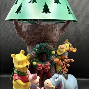 Winnie the Pooh and Friends Christmas Tree Figurine Tea Light Holder